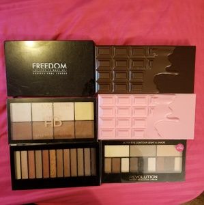 COPY - Lot of Makeup Revolution Palettes